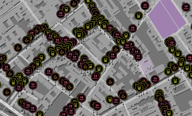 buli térkép budapest Térképen a budapesti bulinegyed   444 buli térkép budapest