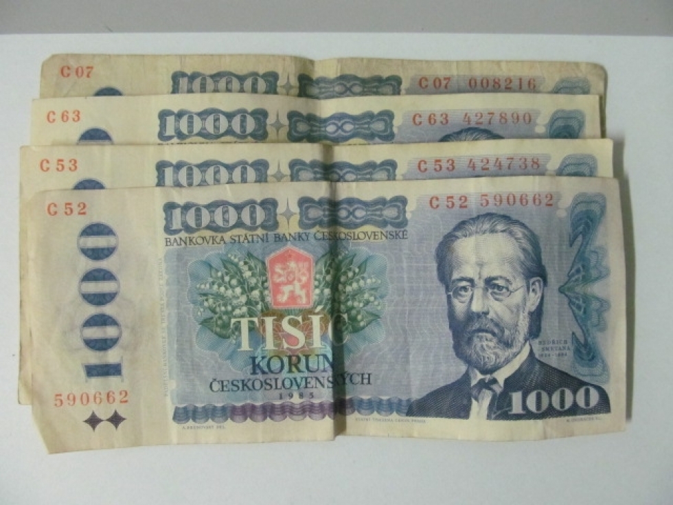 csehszlovák pénz